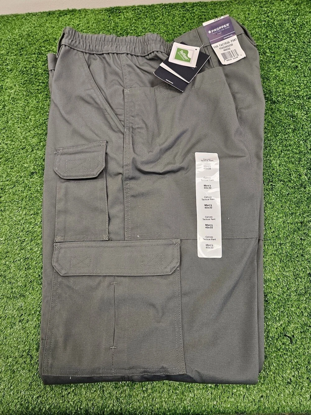 Propper Mens Canvas Tactical Pant Olive Green Size 50X37 - F52528233050X37