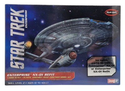 Star Trek Enterprise NX-01 Refit Modellbausatz Made by AMT in 2013