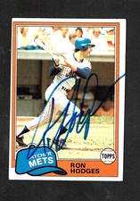 1981 Topps Ron Hodges #537 Autographed
