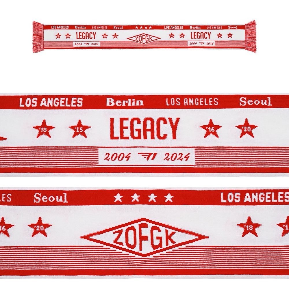 AUTHENTIC] 2024 T1 WORLD CHAMPIONS MUFFLER FAKER ONER KERIA