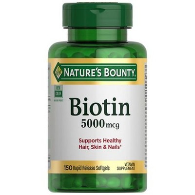 Biotin Softgels, 5000 mcg Value Size 150.0 ea