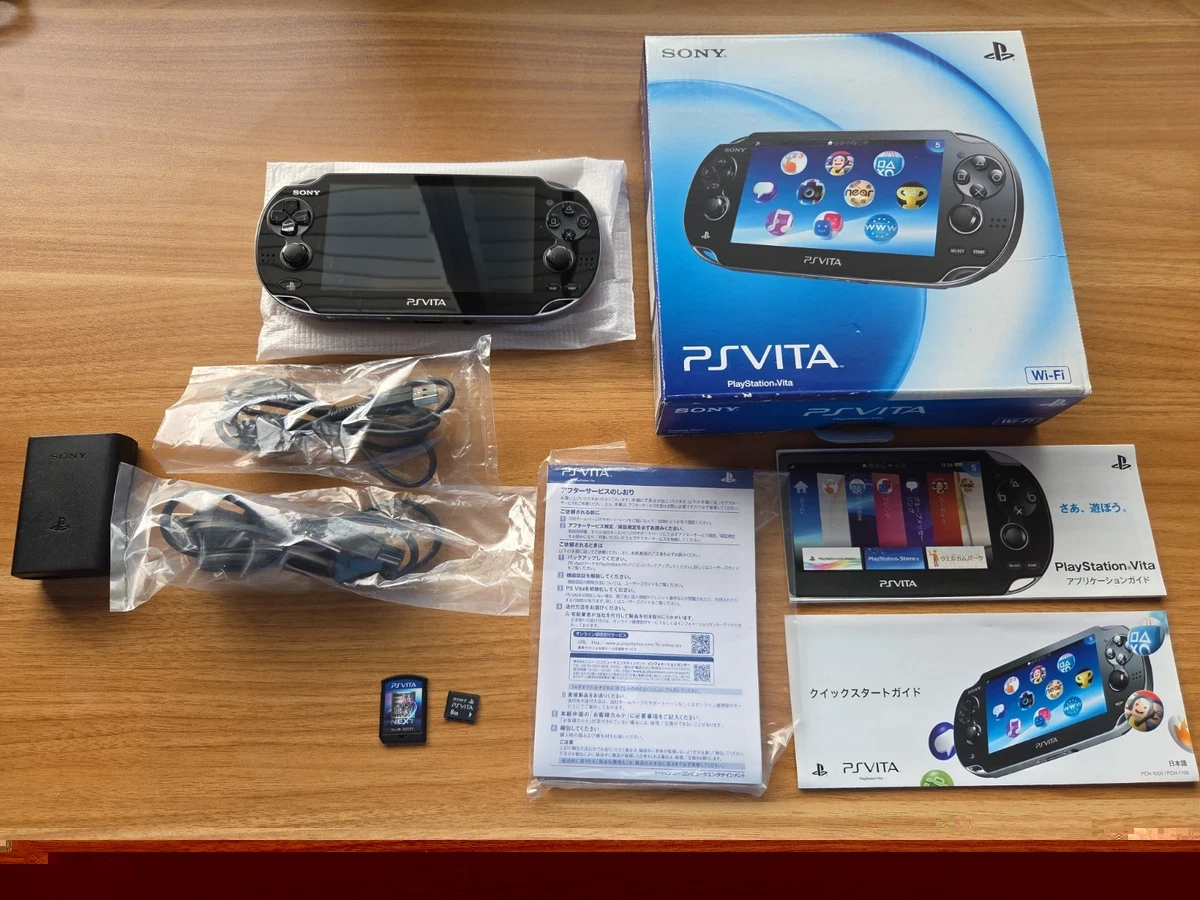 Sony PlayStation Vita Black Home Console Video Game Consoles for