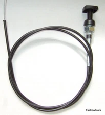 CHOKE CABLE 54" TOP QUALITY WEBER CARBURETTOR TYPE