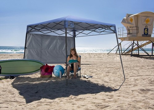 6' x 6' Go Hybrid Portable Pop-Up Canopy with UV Protection - Regatta Blue - Picture 10 of 13