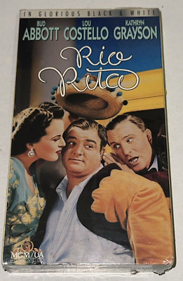 MGM UA VHS Rio Rita Abbott & Costello Classic Video Movie Sealed VHS Film NOS