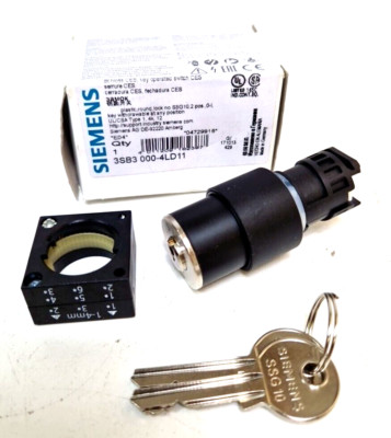 Siemens 3SBS 000-4LD11 CES Schlüsselschalter 22mm