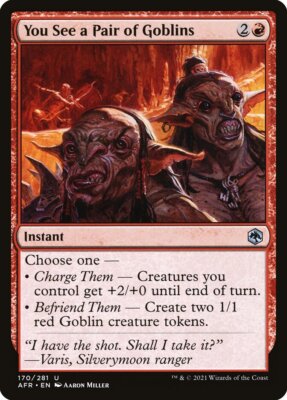 MTG You See a Pair of Goblins (170/518) Adventures in the Forgotten Realms LP