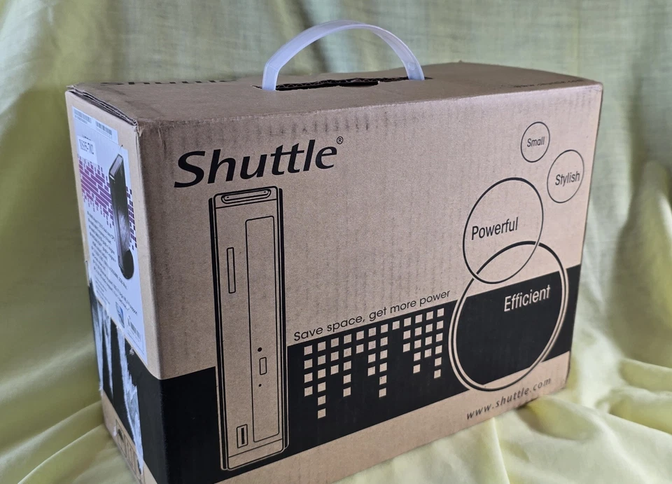 Shuttle XPC XS35-702 Mini Compact Low Power Desktop Computer Atom D510 - Image 4 of 4