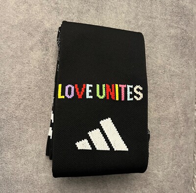   Adidas Fußball Socken Stutzen Fussball Socken XL Strümpfe schwarz Love Unites