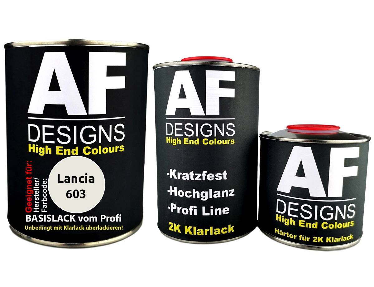 FÜR Lancia 603 Grigio Betulla 2,5L Autolack Set Klarlack Härter