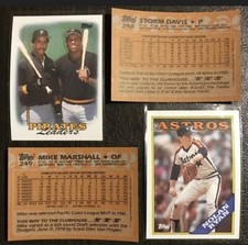 🔽 ( U SELECT CARDS ) 1988 Topps Baseball Singles 1-250
