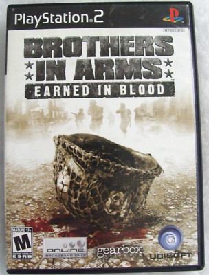2005 Brothers In Arms Earned In Blood PS2 Playstation 2 Sony w Manual - COMPLETE