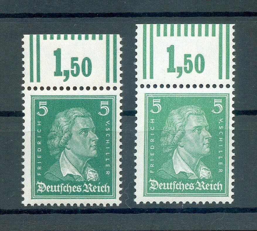 Dr-Weimar 387/88 WOR Upper Margin Mnh Mint Never Hinged 80eur (F2946
