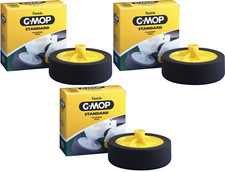 3x Farecla G Mop BLACK Soft Finishing Standard 150mm Polishing Head Sponge Foam