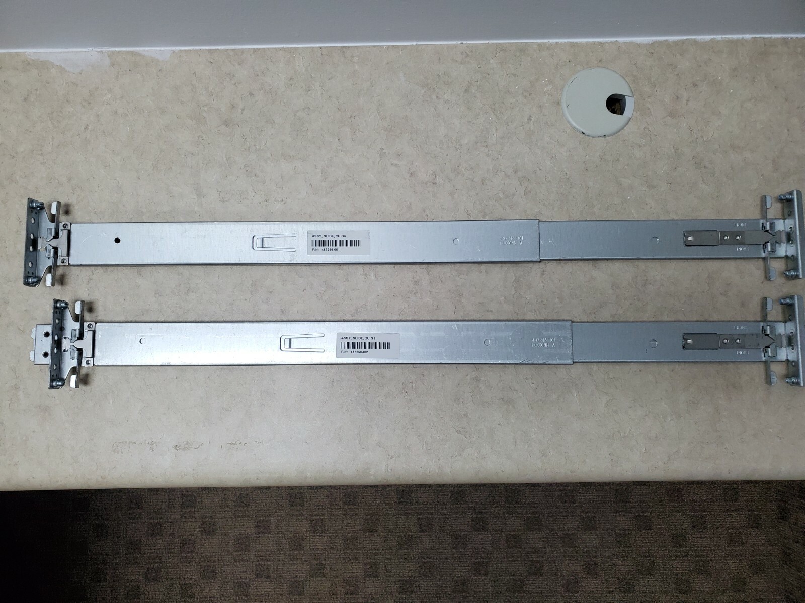 1u Server Rack Rail FOXCONN B 487244-001 | eBay