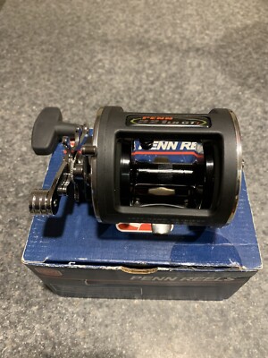 Moulinet De Pêche PENN 320 GTI - Ratio 4.5:1 - Cadre Graphite - Occasion Avec Défauts (manque Clic, Usure)