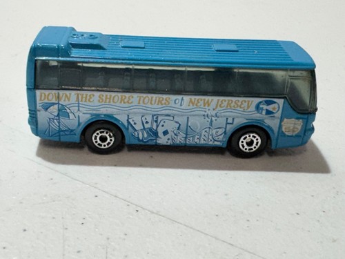 VINTAGE MATCHBOX 1986 IKARUS COACH DOWN THE SHORES TOURS OF NEW JERSEY BUS TOY