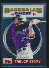 2020 Topps Baseball's Finest Flashbacks #82 Trevor Story Colorado Rockies