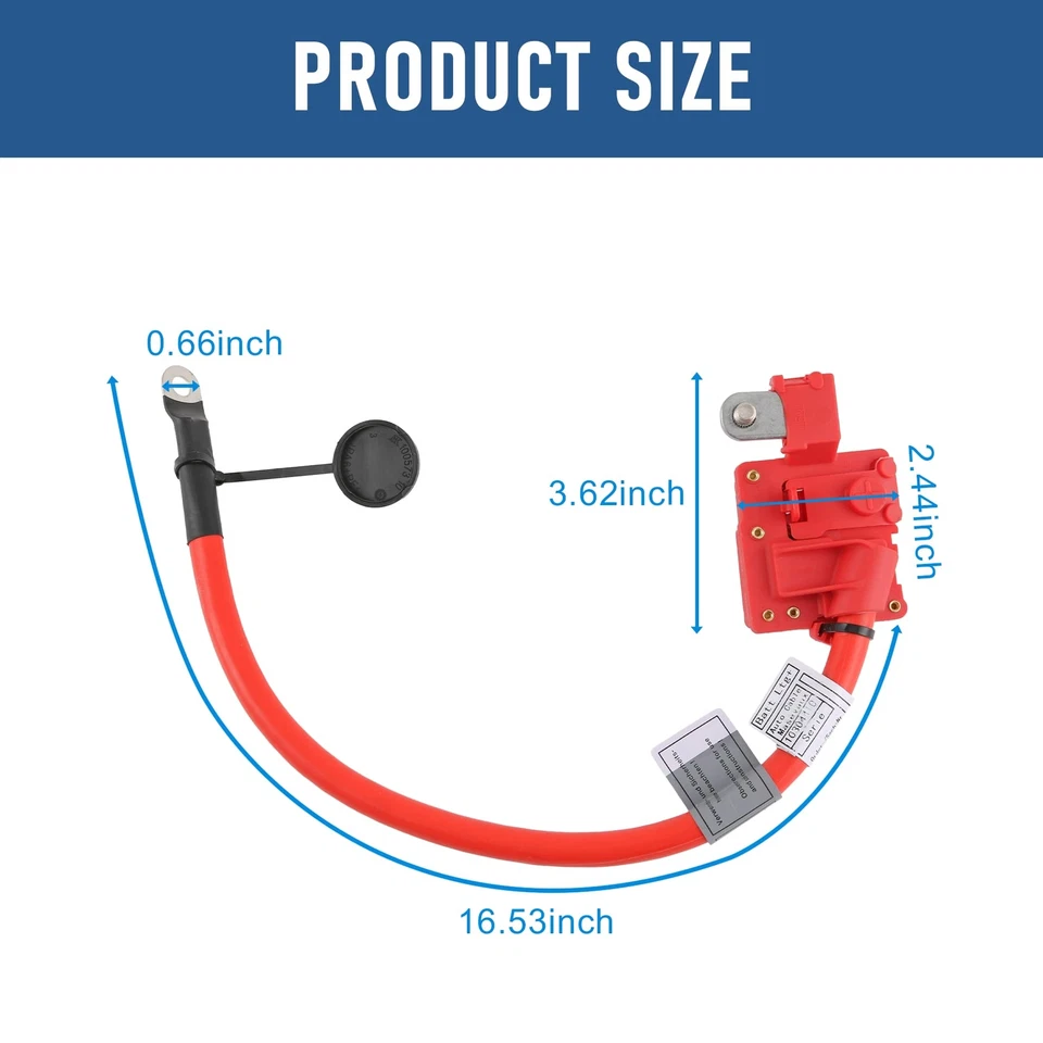 Cable terminal positivo de batería (pole plus) para 08-13 BMW 128i E82/E88 Foto 4 de 4