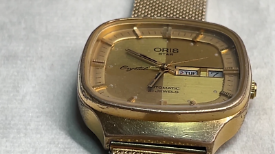 【MRum.さん専用】ORIS ヴィンテージ 手巻き時計 ゴールド＆シルバー VINTAGE Gold ORIS AUTOMATIC SWISS VINTAGE STAR CRYSTAL 21 Jewels