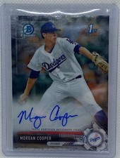 MORGAN COOPER 2017 TOPPS 1ST BOWMAN CHROME PROSPECTS ON CARD AUTO #CDA-MC