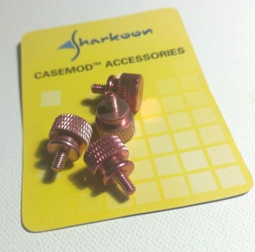Sharkoon M3 Aluminium Alloy Coloured Computer Case Thumb Screws - Pack of 4 - Picture 17 of 18