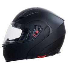 CASCO ONE OUTLINE MODULARE APRIBILE DOPPIA VISIERA NERO OPACO PER MOTO SCOOTER