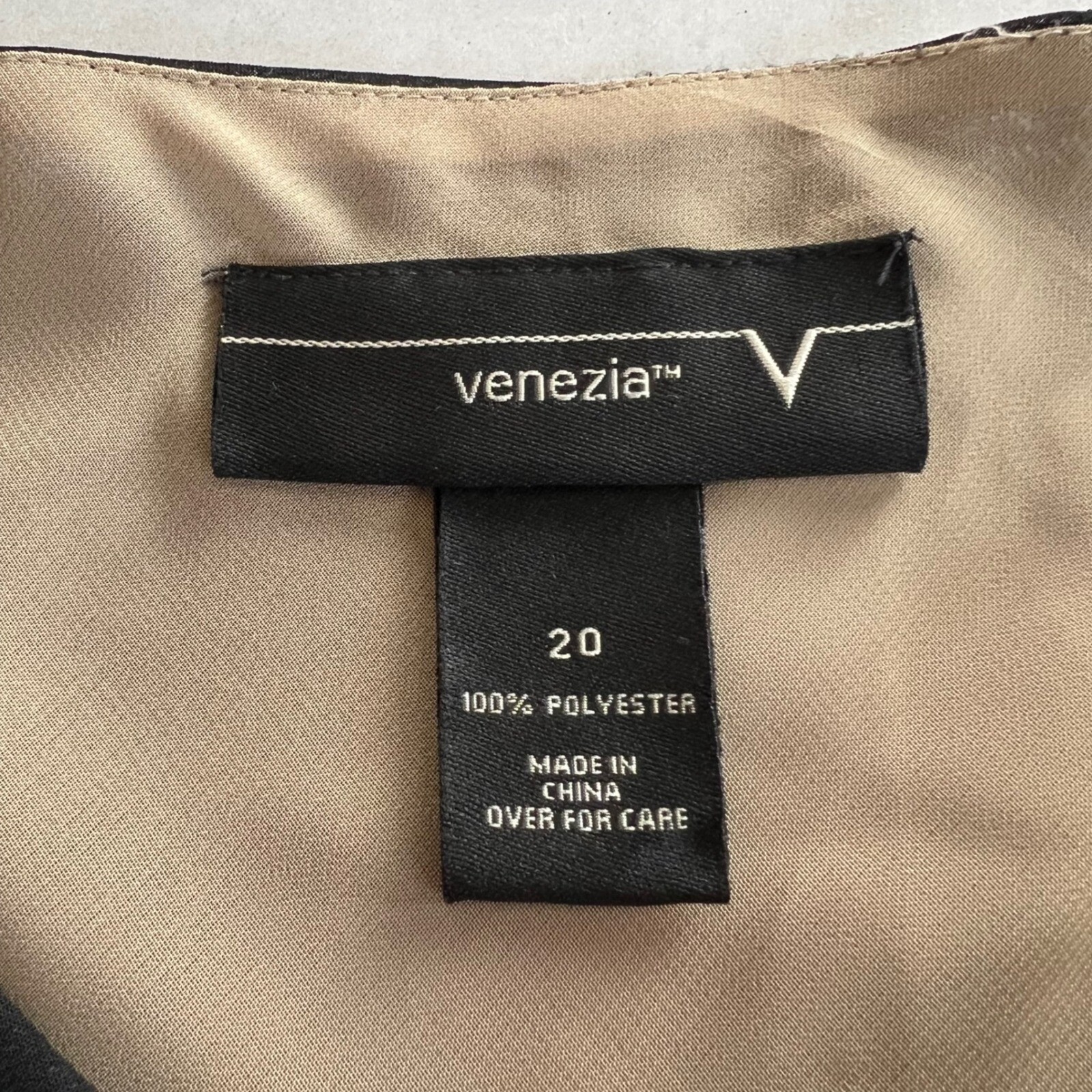 Venezia Sequin Layered Cami Top Party Blouse Black Tan whimsygoth Size 20