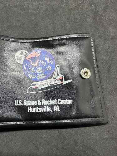 Vintage NASA  SPACE SHUTTLE HUNTSVILLE SPACE & ROCKET CENTER VINYL WALLET 80’s