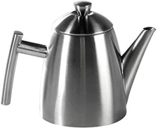 Frieling 18/8 Brushed Stainless Steel Primo 14oz Hot Water Teapot w/ Infuser