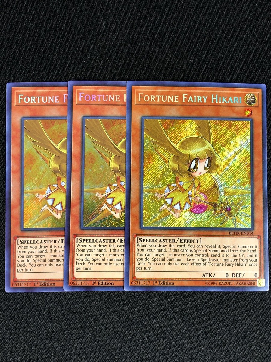 YUGIOH FORTUNE FAIRY HIKARI BLHR-EN014 1ST SECRET X3 | eBay YUGIOH FORTUNE FAIRY HIKARI BLHR-EN014 1ST SECRET X3 | eBay