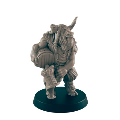 Minotaur Male Bartender - Everyday Folk - Minis - EC3D - - Dungeons & Dragons - 