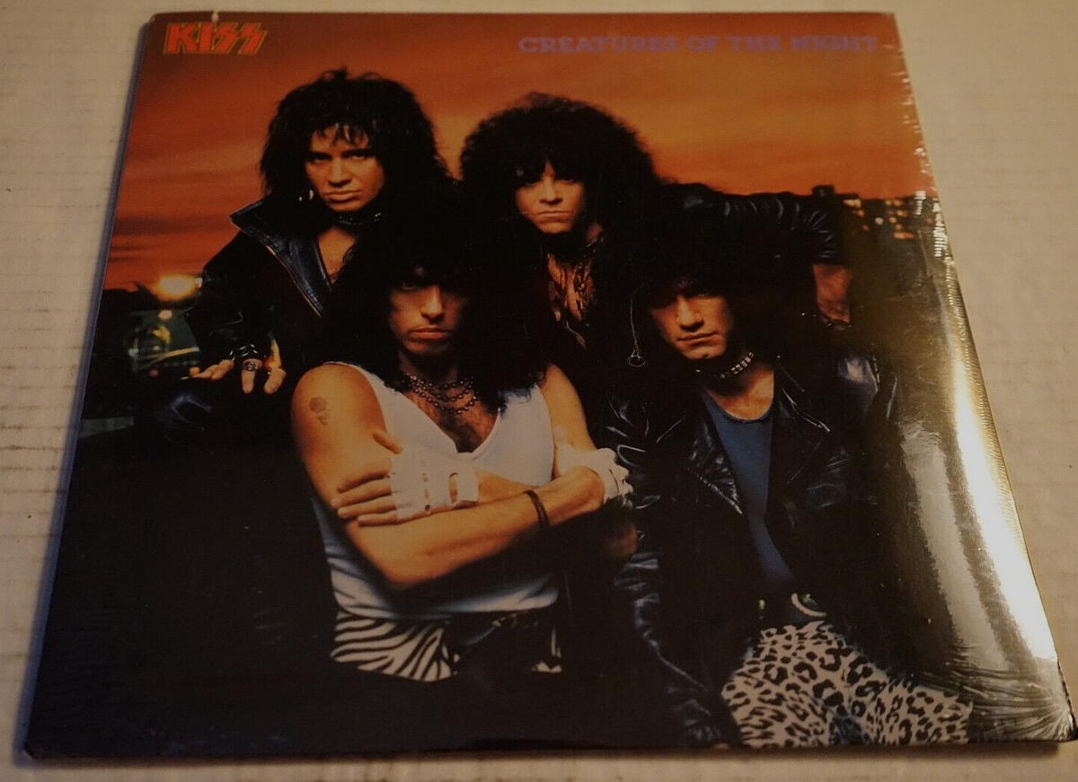 Kiss Creatures Of The Night LP Rare No Makeup Mercury 1985 Reissue