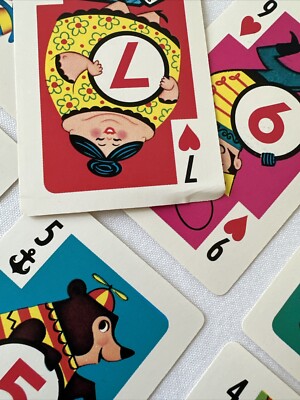 Vintage 1951 Crazy Eights Card Game 4909-2 Western Vintage 1951 Crazy Eights Card Game 4909-2 Western