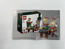 Lego Holiday 40206 Santa 2016 Instruction Booklet Manual Only