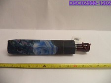 Clicks Umbrella 42" Folding Compact Multi Color Floral P/N 2553