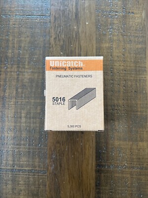 20GA X 1/2'' GALVANIZED CHISEL POINT STAPLES BY UNICATCH 5000/BOX 5016