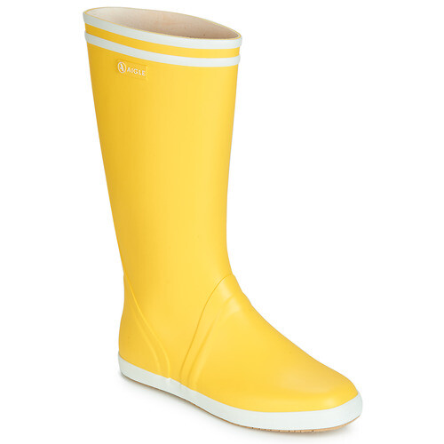 Stivali Da Pioggia Uomo Gomma AIGLE Goeland Stivaletti Scarpe Inverno  Giallo | eBay