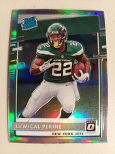 2020 Donruss Optic La'Mical Perine #190 Rated Rookie Holo Silver Prizm Jets