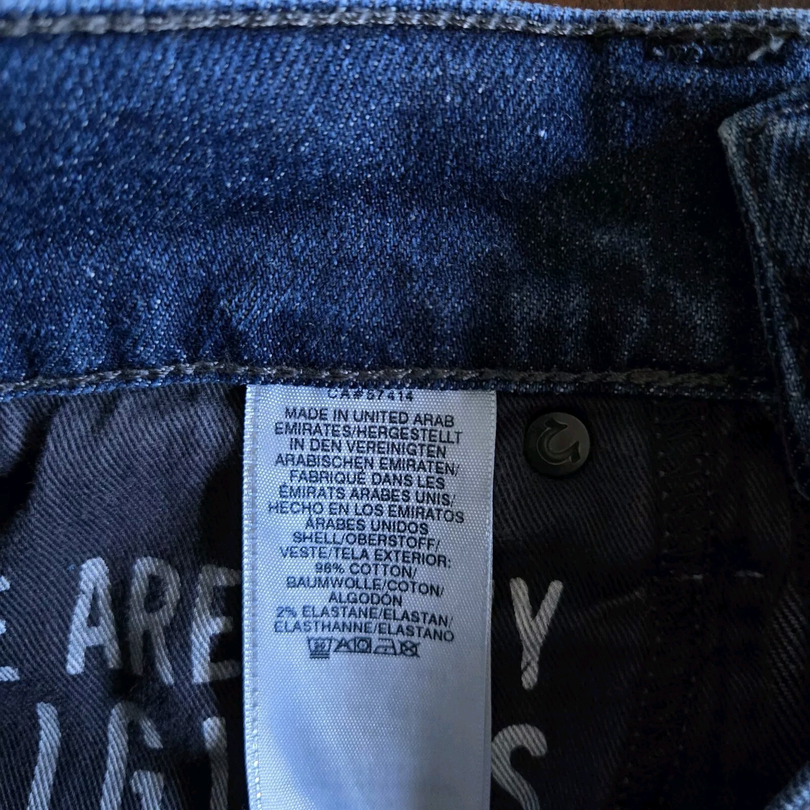 True Religion Men's Denim Manchester United Rocco SE Red Stitch Jeans Size 32 thumbnail 14