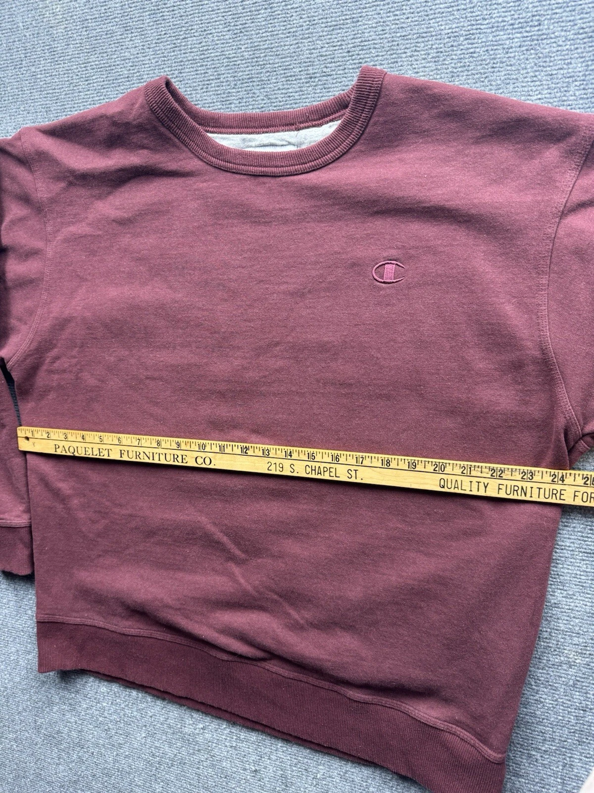 VETEMENTS Felpa Champions Uomo XL Extra Large Borgogna