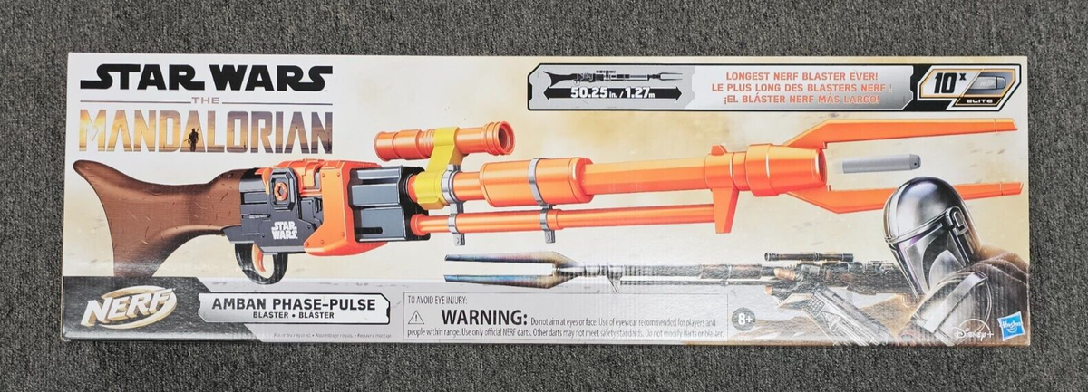 Nerf Star Wars The Mandalorian Amban Phase-Pulse Blaster | eBay