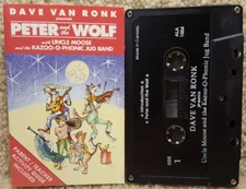 Cassette Tape Dave Van Ronk Peter & The Wolf Mr Moose & Kazoo O Phonic Jug Band
