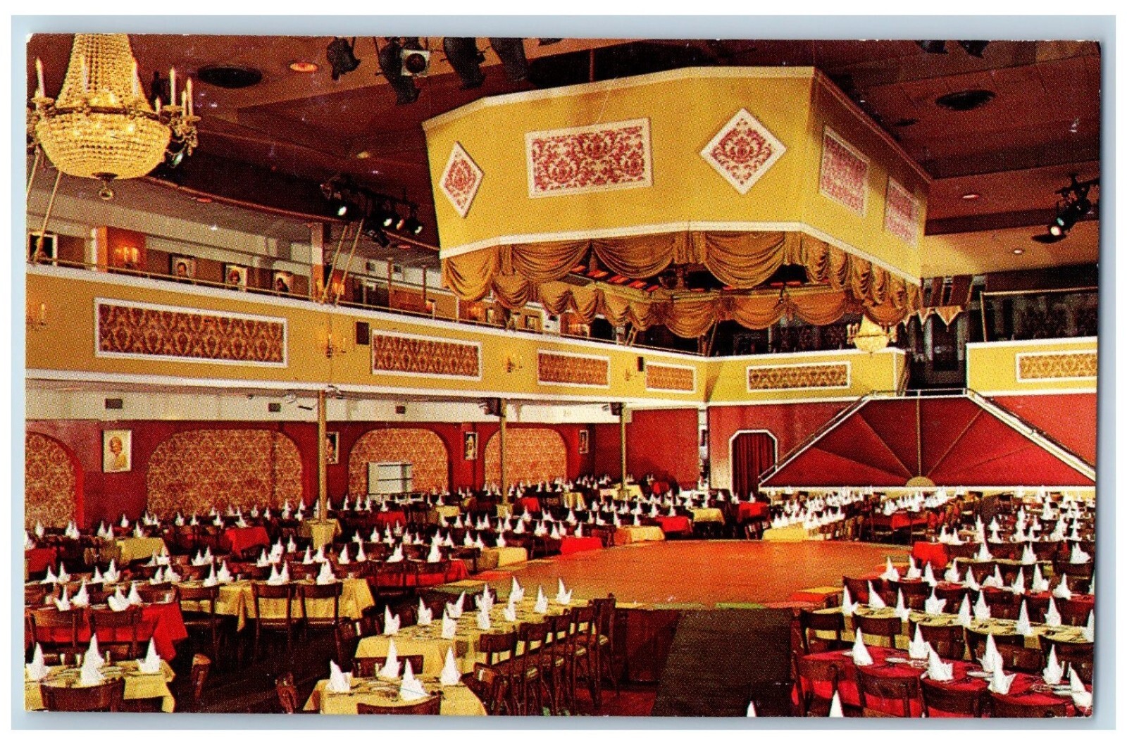 Cedar Grove New Jersey NJ Postcard Meadowbrook Music Theatre Restaurant