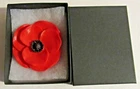 F) MAGNET RESIN POPPY FLOWER RED PETALS TRENCH WARFARE FLANDERS WW1 REMEMBER
