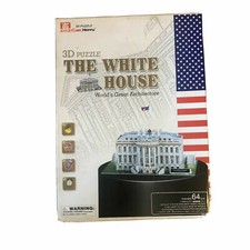 Cubic Happy 3D Puzzle The White House New Sealed