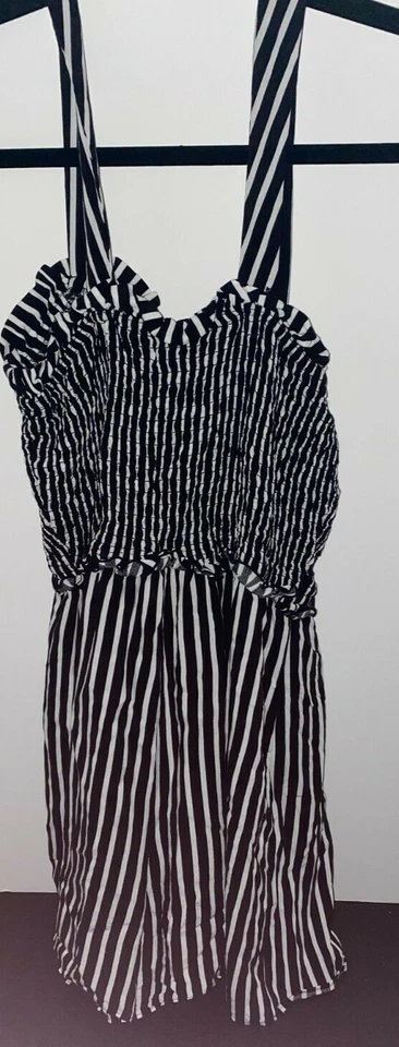 Mono Maison Jules Mameluco Para Mujer Talla M Mediano Negro/Blanco Rayas Foto 3 de 3