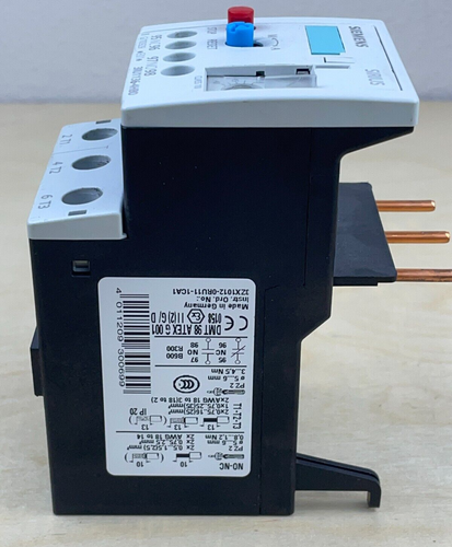 Siemens Sirius 3RU1136-4HB0 Overload Relay, 40-50 Amp, Size 2 - Picture 6 of 8