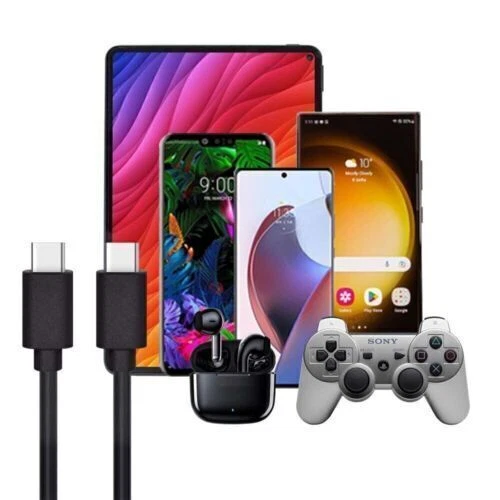 Lote de cable cargador de pared rápido PD tipo C para Samsung S25 S24 S23 S22 FE 5G Foto 2 de 4