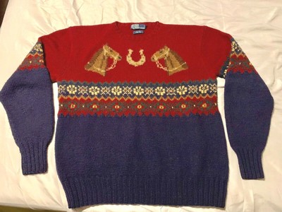 ralph lauren horse sweater